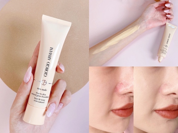 GIORGIO ARMANI 輕紗裸光保濕持妝乳,35ml/NT1,650