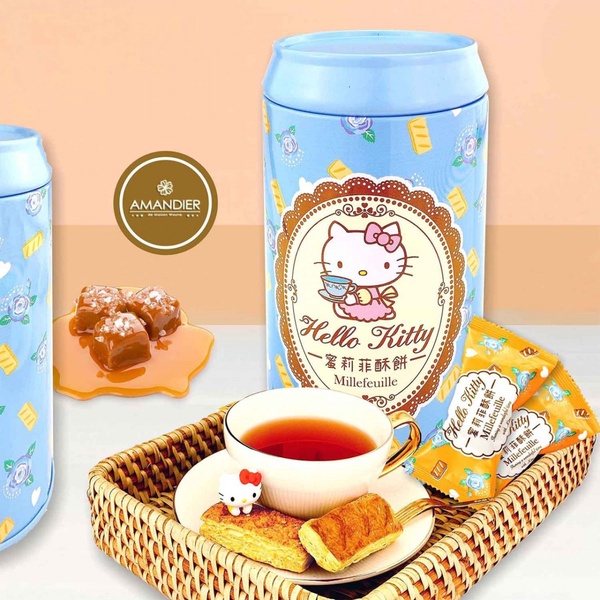 Kitty控別錯過！雅蒙蒂 XHello Kitty甜點快閃店登場，Hello Kitty人形燒升級版必吃！