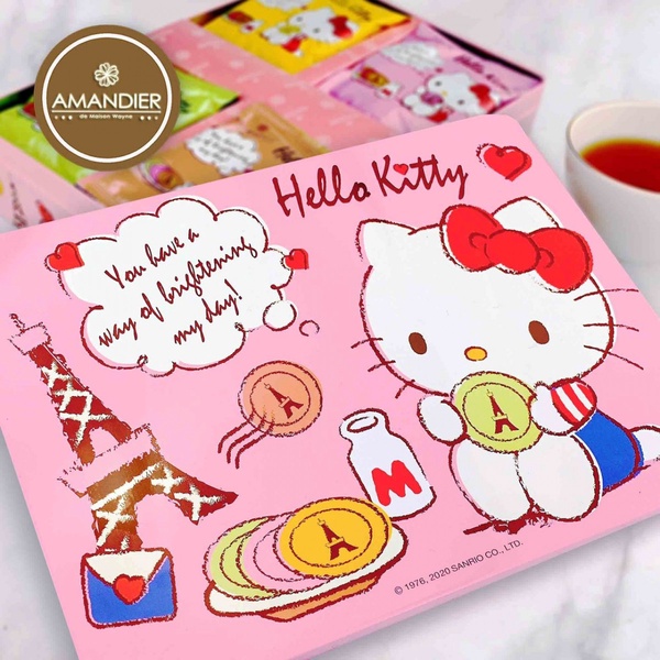 Kitty控別錯過!雅蒙蒂 XHello Kitty甜點快閃店登場,Hello Kitty人形燒升級版必吃!