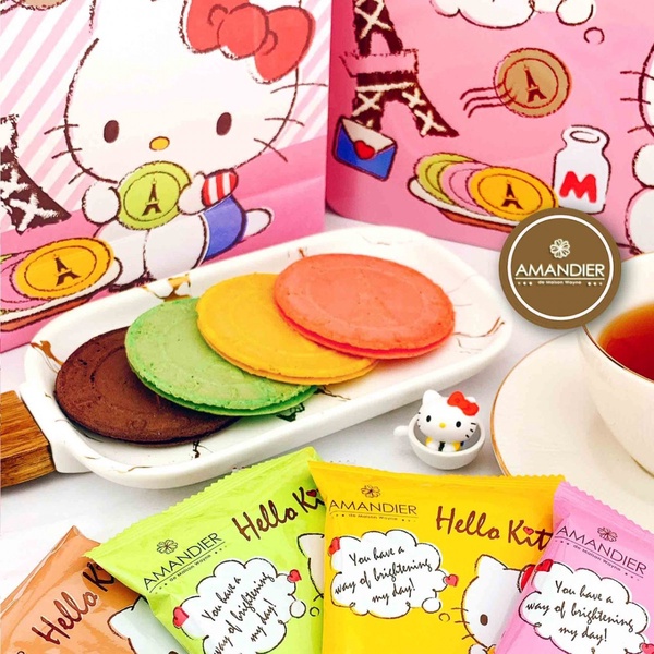 Kitty控別錯過!雅蒙蒂 XHello Kitty甜點快閃店登場,Hello Kitty人形燒升級版必吃!
