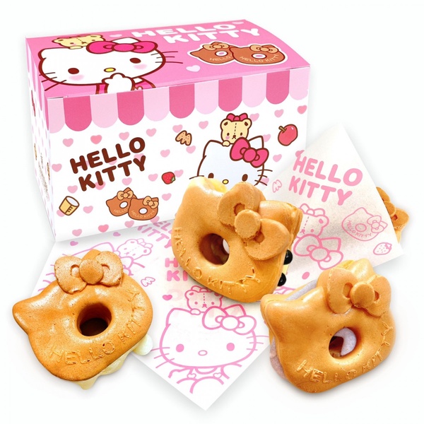 Kitty控別錯過!雅蒙蒂 XHello Kitty甜點快閃店登場,Hello Kitty人形燒升級版必吃!