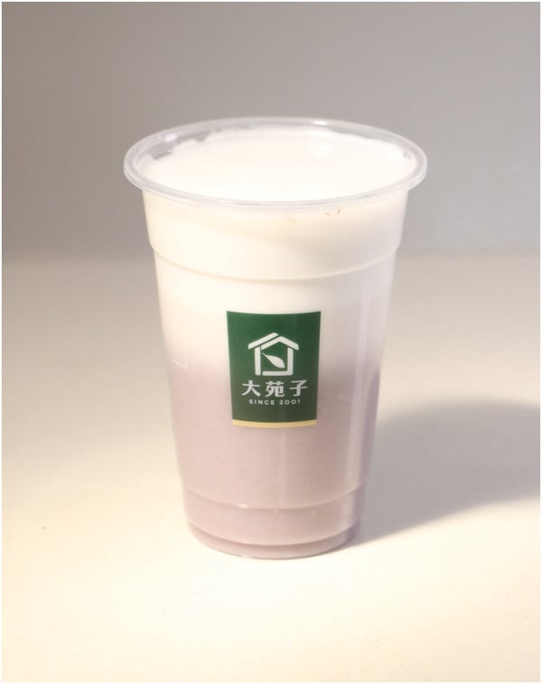 芋頭控必喝!大苑子秋冬限定「許慶良芋頭鮮奶」回歸!濃醇香芋頭奶必喝!