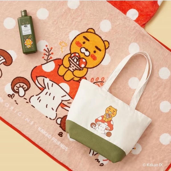 品木宣言 X KAKAO FRIENDS太可愛!限定「蘑菇萊恩」靈芝水,還有化妝包、毛毯絕對必搶