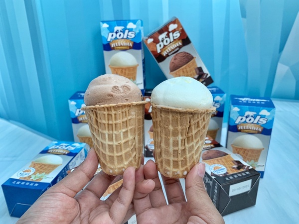 北歐知名冰淇淋來了！POLS獨家進駐全家便利商店，經典鬆餅杯冰淇淋香濃好吃！