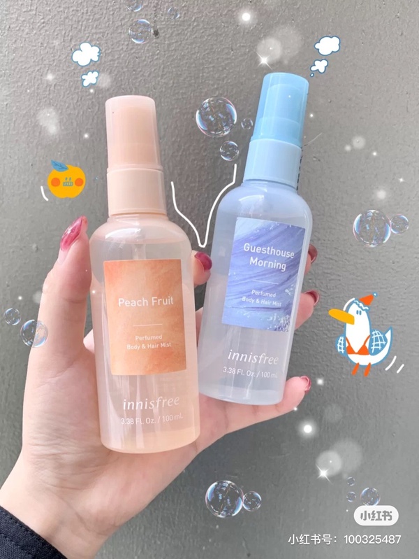 小資女必備！繽紛「Innisfree香水身體髮香噴霧」日本妞IG狂推，照三餐噴也不心痛！