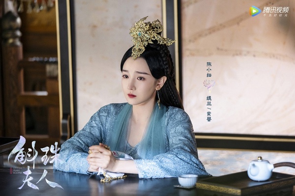 待播古裝劇「顏值不輸女主」的女配1:陳小紜 飾演《斛珠夫人》緹蘭/紫簪