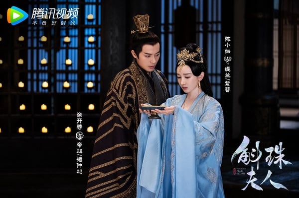 待播古裝劇「顏值不輸女主」的女配1:陳小紜 飾演《斛珠夫人》緹蘭/紫簪