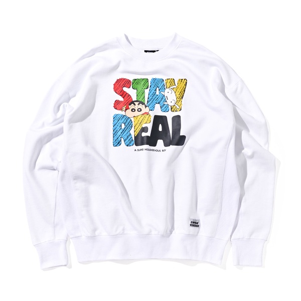STAYREAL X 蠟筆小新推出秋冬聯名系列，超萌小新睡衣、巧克比餅乾側背包，小新粉必收