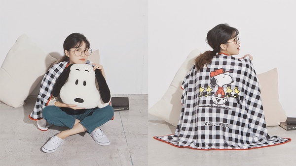 KINAZ x SNOOPY「史努比包款」再一波!經典百搭黑白雙色,還送史努比零錢包&毛毯!