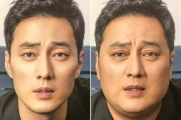 歐爸變胖長這樣？韓劇12男神「胖版合成照」，孔劉、玄彬變憨厚伯伯，李敏鎬神顏變路人