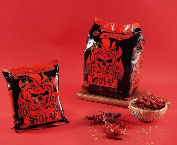 史上最辣拉麵誕生！韓國《地獄死神辣椒拉麵》辣度高達14,444，比辣雞麵還辣3倍！