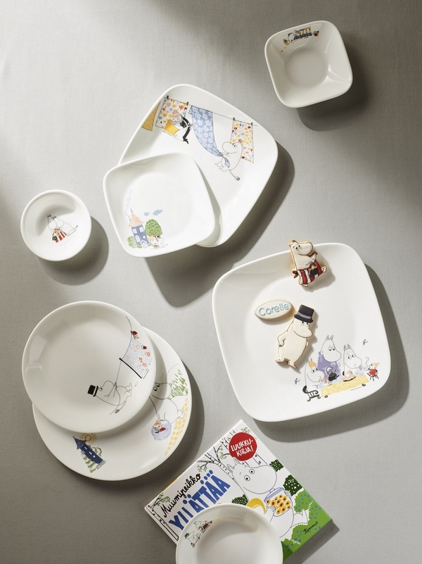 嚕嚕米粉絲必收！康寧餐具推嚕嚕米限定款，餐盤、餐碗、保鮮盒超值優惠通通帶回家！