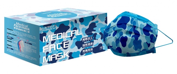 全新迷彩花色登場！萊潔醫療口罩再推四款迷彩新色，超時髦「暗黑迷彩」時尚迷必入手！