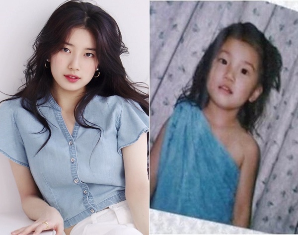 韓國女星童年舊照2:秀智