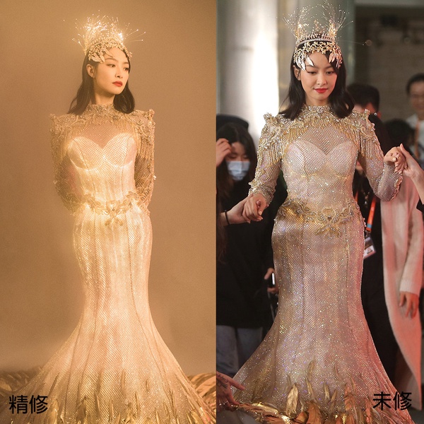 女星迪士尼公主裙2:宋茜