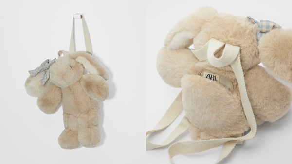 ZARA童裝區超多寶!2020秋冬ZARA「兒童毛絨包」登場,絨毛兔子連大人都搶背