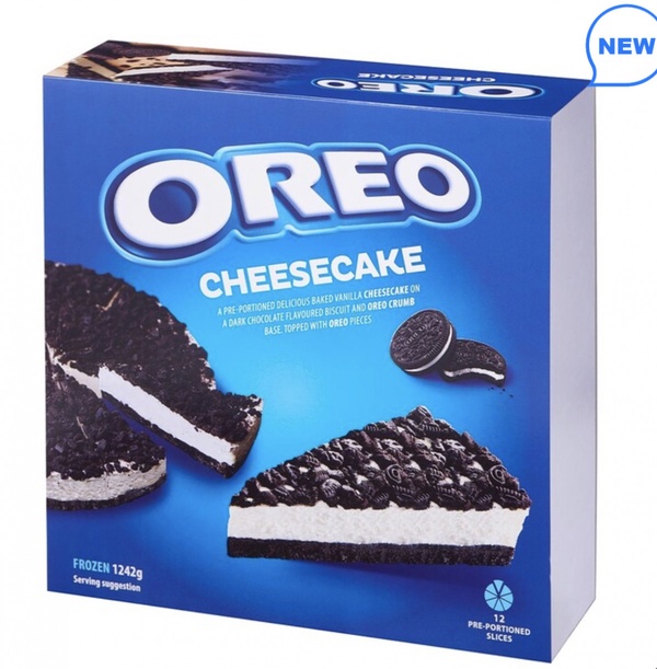 「OREO一口起司蛋糕」罪惡登場！濃郁OREO+綿密起司蛋糕，讓人一口接著一口停不下來～