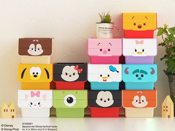 迪士尼「Tsum Tsum收納盒」可愛登場，小熊維尼、米奇米妮化身超萌收納盒幫你整理桌面
