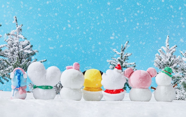 BT21變成雪人啦!BT21推出超萌「雪人系列」,快來和BT21雪人一起在雪中玩耍~