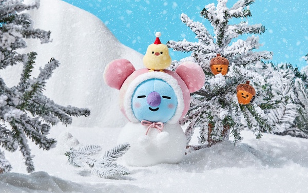 BT21變成雪人啦!BT21推出超萌「雪人系列」,快來和BT21雪人一起在雪中玩耍~