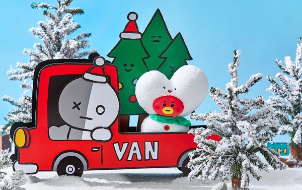 BT21變成雪人啦!BT21推出超萌「雪人系列」,快來和BT21雪人一起在雪中玩耍~