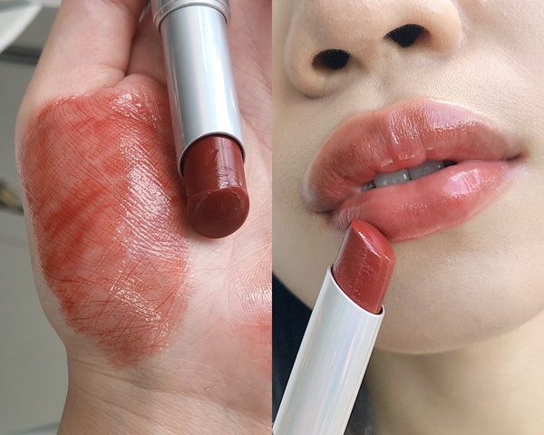 肉桂色唇膏推薦2:MAC 水漾果凍潤唇膏(#That Tickles! 無花果果凍),NT.850