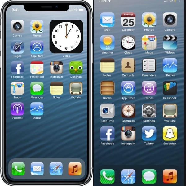 iPhone桌布排版範例懶人包!夢幻粉彩、大地色風格美哭,還有滿滿APP圖示等你收藏~
