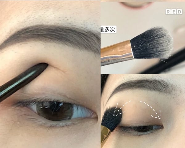 單眼皮腫泡眼必看！5步「快速消腫眼影眼妝」教學，就像幫你開眼角，新手秒學會
