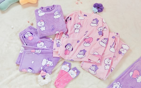 「BT21美夢系列」療癒亮相!BT21穿上睡衣、戴上睡帽&髮帶,就讓BT21帶你一起進入夢鄉