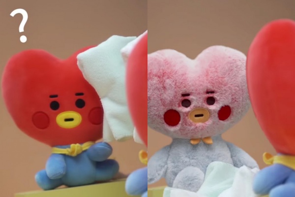 BT21 : TWO TONE COLOR 變身棉花糖軟綿綿登場