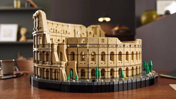 史上最複雜！全新LEGO® 樂高「羅馬競技場」零件數破9千，高度還原歷史痕跡