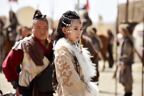 古裝劇同款「異域美女」造型8:代文雯 飾演《射雕英雄傳》華箏
