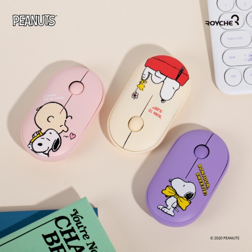 「史努比無線滑鼠」可愛登場！無線連接+無噪音設計，呆萌史努比讓你天天被療癒～
