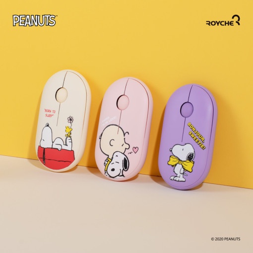 「史努比無線滑鼠」可愛登場！無線連接+無噪音設計，呆萌史努比讓你天天被療癒～