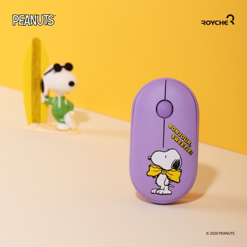 「史努比無線滑鼠」可愛登場！無線連接+無噪音設計，呆萌史努比讓你天天被療癒～