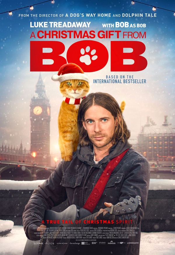 全球最夯街貓BOB最後代表作！《再見街貓BOB》12月聖誕假期感人上映，貓奴絕不能錯過！