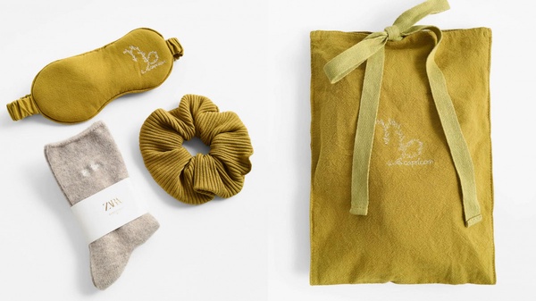 ZARA推出秋冬星座禮包!刺繡襪子、眼罩送禮不踩雷,快來找找你的星座在哪~
