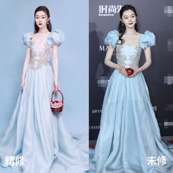 女星紅毯造型精修vs未修7:宋軼