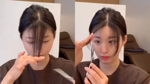 韓妞親授修瀏海技巧！手殘族也能自己剪瀏海，浪漫中分、胎毛瀏海通通搞定！