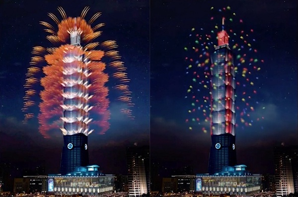 台北101「2021跨年煙火秀」模擬動畫釋出！全球首見「360度輪狀煙火」零死角震撼登場！