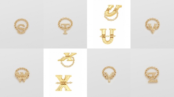 Chloé推奢華字母飾品!金色仿舊皺褶打造低調奢華,字母控自用、送禮首選!