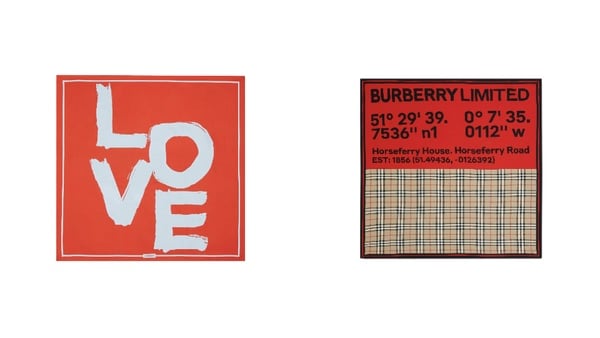 Burberry喀什米爾圍巾「全新印花」登場！搭配經典格紋、TB花押字，嶄新風格超吸睛