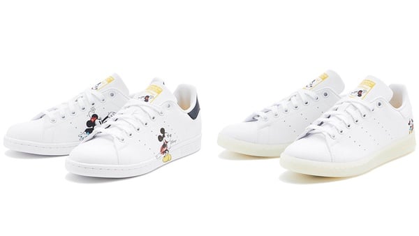 adidas Originals X 迪士尼「SUPERSTAR 米奇&amp;米妮／黑」10,989日元（約NT$2,990）