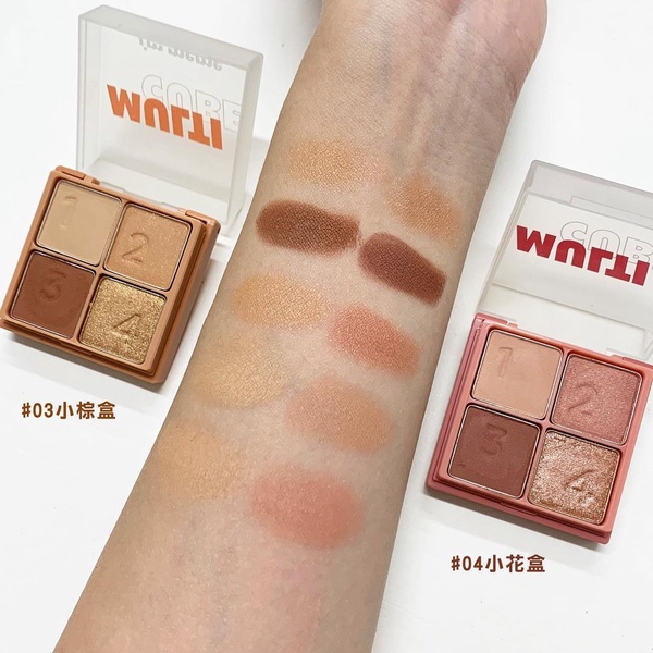 開架「紅茶栗色」眼影盤推薦！《女神降臨》任朱靜眼影必收，口袋眼影、艾杜紗新手最推
