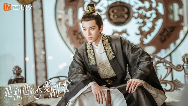熱播古裝甜寵劇古裝男神5:完顏洛絨 飾演《她和他的戀愛劇本》朱宣文