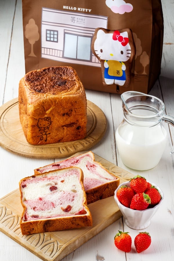 Hello Kitty x 嵜本生吐司登台！