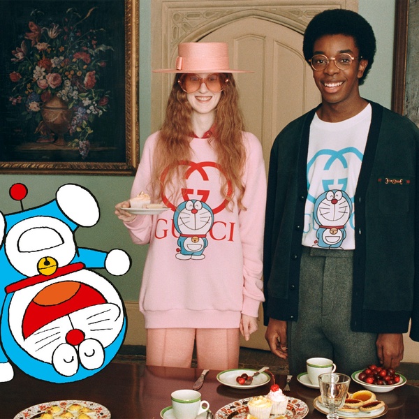 「Gucci x 哆啦A夢」新年系列登場！金牛哆啦A夢結合GG老花，全系列包款都太可愛