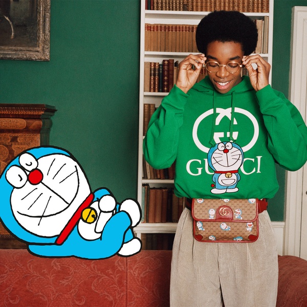 「Gucci x 哆啦A夢」新年系列登場！金牛哆啦A夢結合GG老花，全系列包款都太可愛