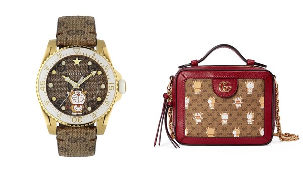 「Gucci x 哆啦A夢」新年系列登場！金牛哆啦A夢結合GG老花，全系列包款都太可愛