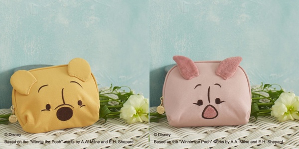 小熊維尼 X Maison de FLEUR推出「維尼&小豬收納包」系列,立體維尼造型可愛必收!